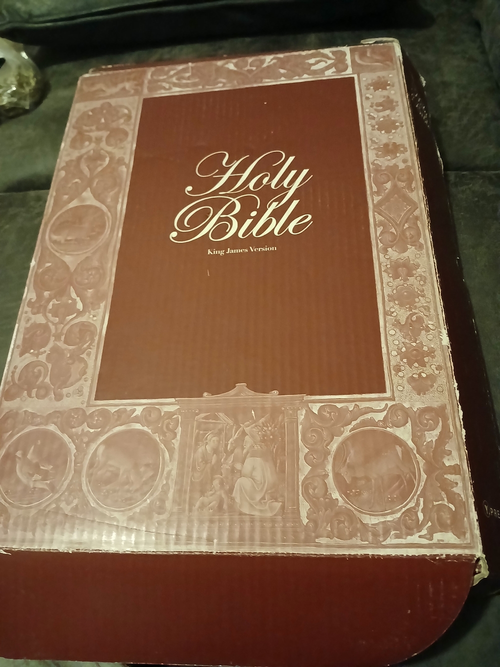 Brand New XL Holy Bible King James Version – Brown Edition Leather